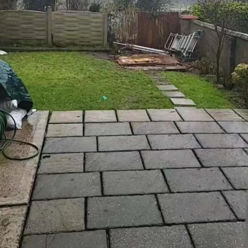 A+K Project, before picture, landscaping services Cork