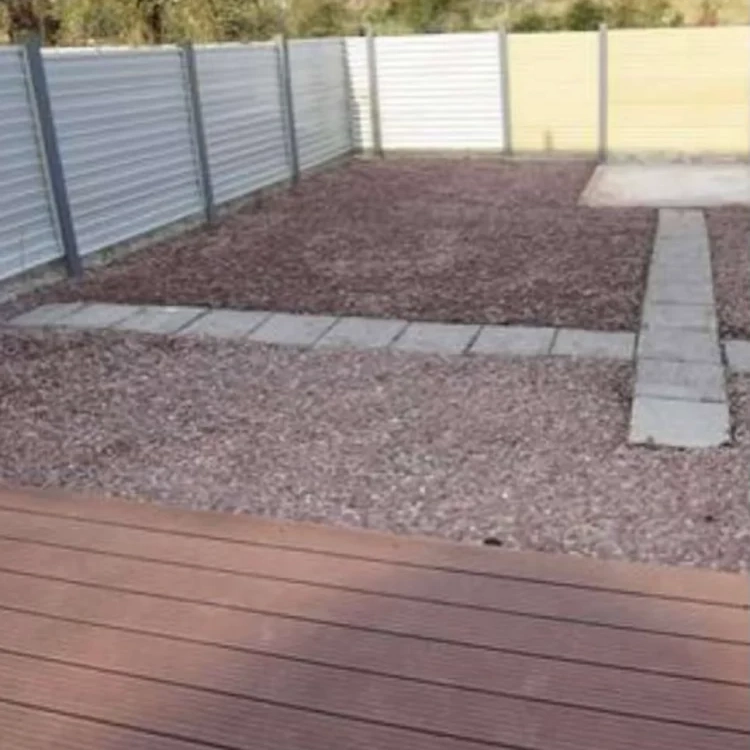 L+L Project, before picture - back garden landscaping Cork
